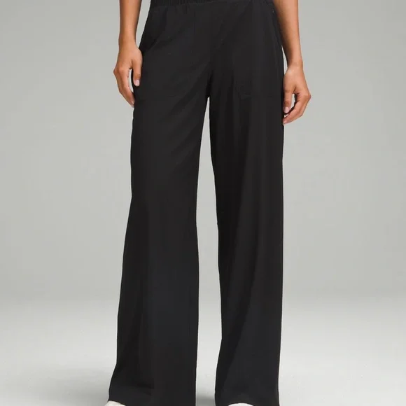 Lululemon Swift Mid Rise Wide Leg Pant-Black, Size 2 - Picture 2 of 6